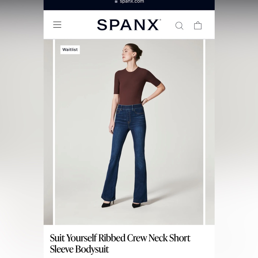 Suit Yourself Ribbed Crew Neck Short Sleeve Bodysuit